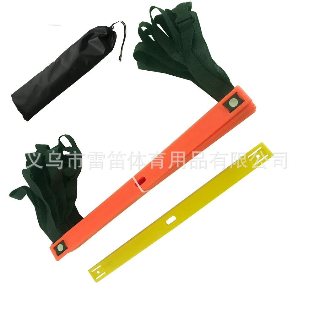 Flexible ladder, football set for training, equipment for gym