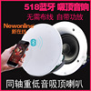 New Online wireless Bluetooth Ceiling sound suspended ceiling Embed HiFi coaxial bass smallpox horn music a living room