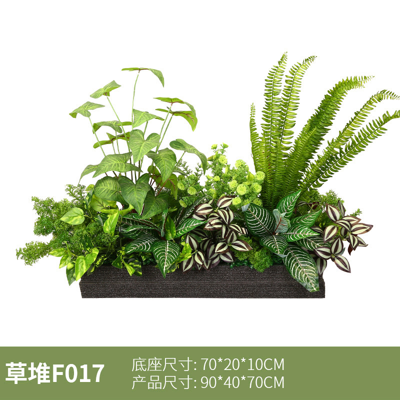 擬似緑植造景花溝花箱装飾偽植物の組み合わせは、バイオニクスの草花の室内外の景観装飾を遮断します。|undefined