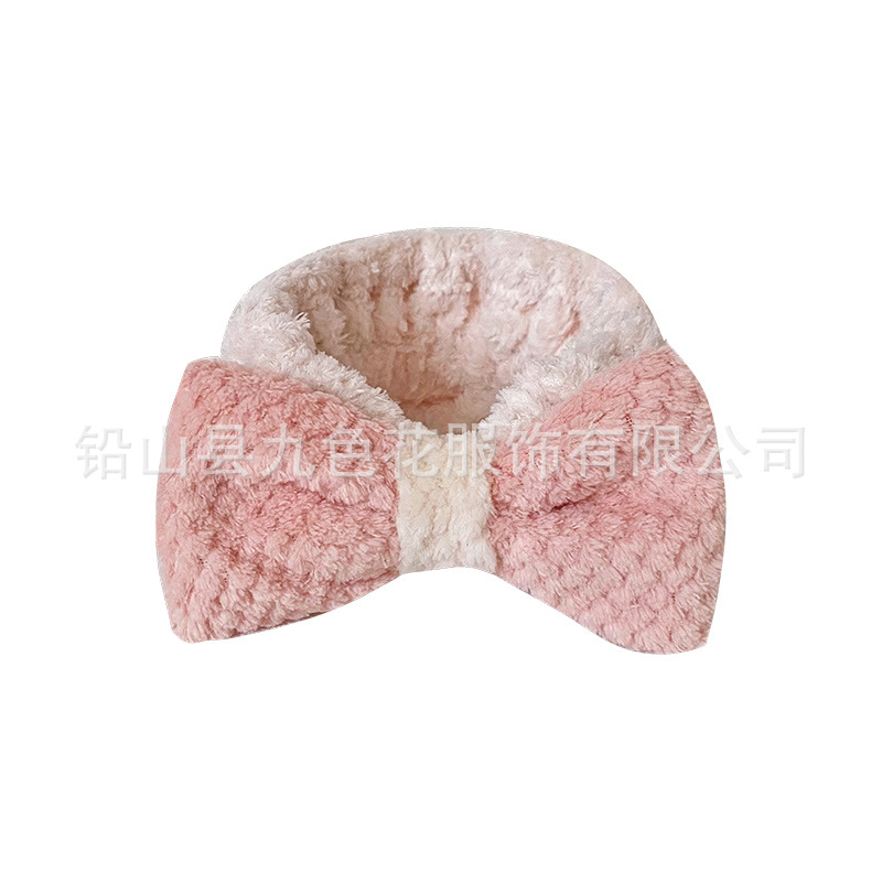 Comercio exterior personalizado banda de cabello de microfibra banda de cabello de mujer lavado de cara banda de cabello algodón toalla fábrica de toallas de cabeza