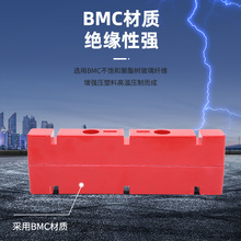 DL铜排母线夹单双排零母线框6D3-12D3红色固定铜排绝缘支架母X20