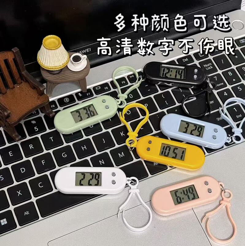 Exam Study Desk Electronic Clock Portable Children's Small Hanging Watch Non-Magnetic Elementary School Student Watch Trendy Style Exam Study Desk Electronic Clock Portable Children's Small Hanging Watch Non-Magnetic Elementary School Student Watch Trendy Style