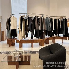 买手店服装展示架女装店专用挂衣架商场设计师原创服装架货架定制