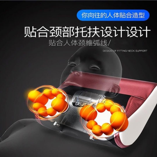 Intelligent Cervical Spine Massager Pillow Multifunctional Neck Waist Back Massage Pillow Home Heating Massage
