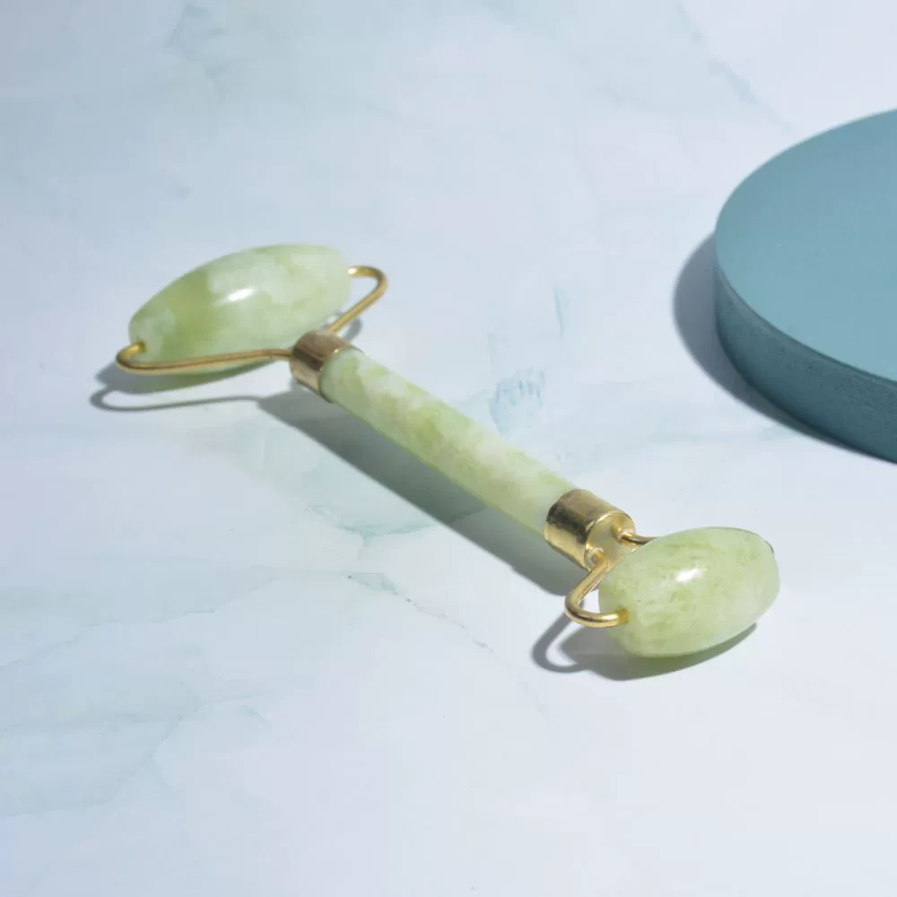 Новые модели Jade Jiacui ролик роликовая, бирюзовый камень красота палочка jade roller массажёр с упаковкой