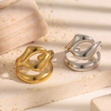 �羳����ins�䵭�L�����F���촽�OӋ��ָ�䓲���ɫ18K��ָ�h��ָ
