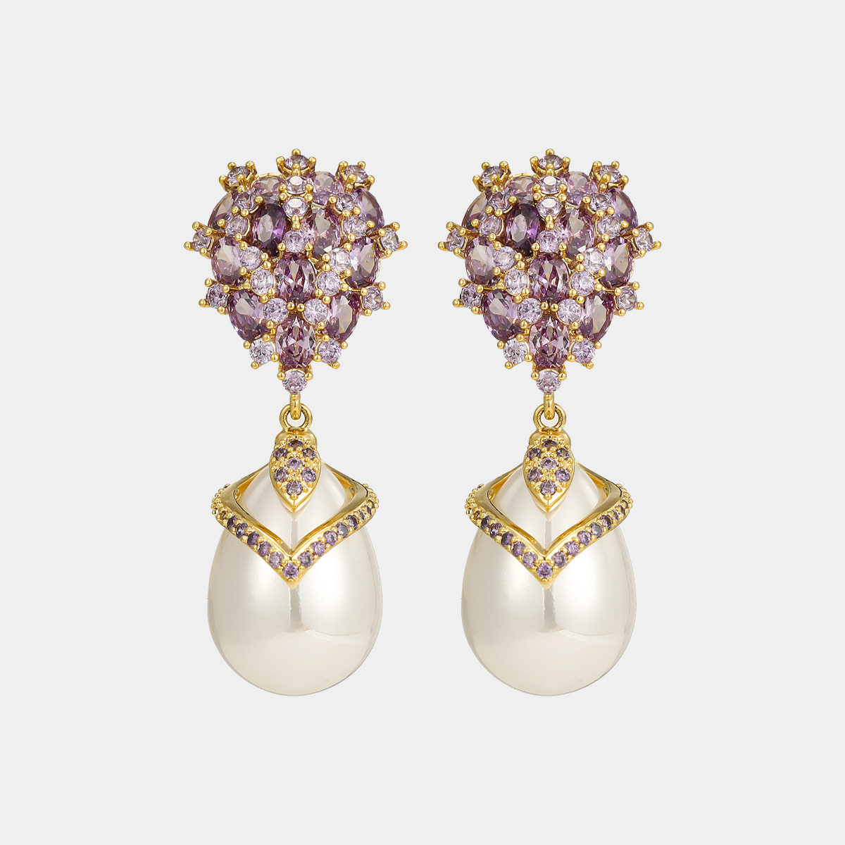 Stone inlay with zircon
