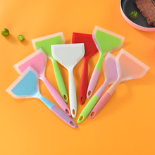 玉子烧硅胶铲半透明宽口硅胶锅铲双色煎铲料理铲厨房玉子烧铲子
