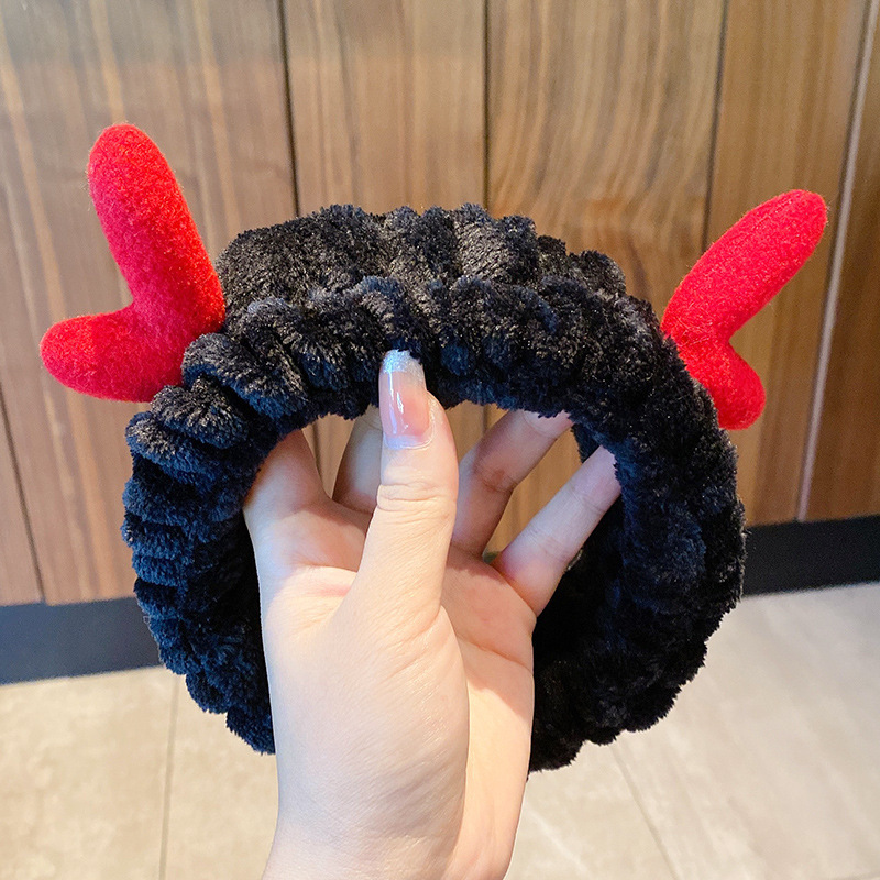 Pelusa para lavar la cara de la banda de cabello para las mujeres 2025 nueva máscara especial antideslizante no girar cinturón de cabello lindos toque de cabello