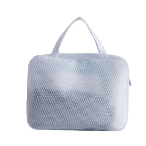 Minimalist Makeup Bag Business Trip Toiletry Bag Portable Touch-up Bag Travel Storage Bag EVA Mesh Material Waterproof Hand-held Bag