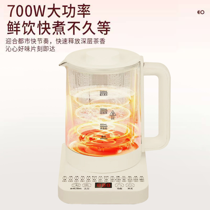 外贸通用1.8L无标多功能养生壶办公室小型煮茶器批发礼品大容量|undefined