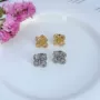 造型满钻气质新款耳钉