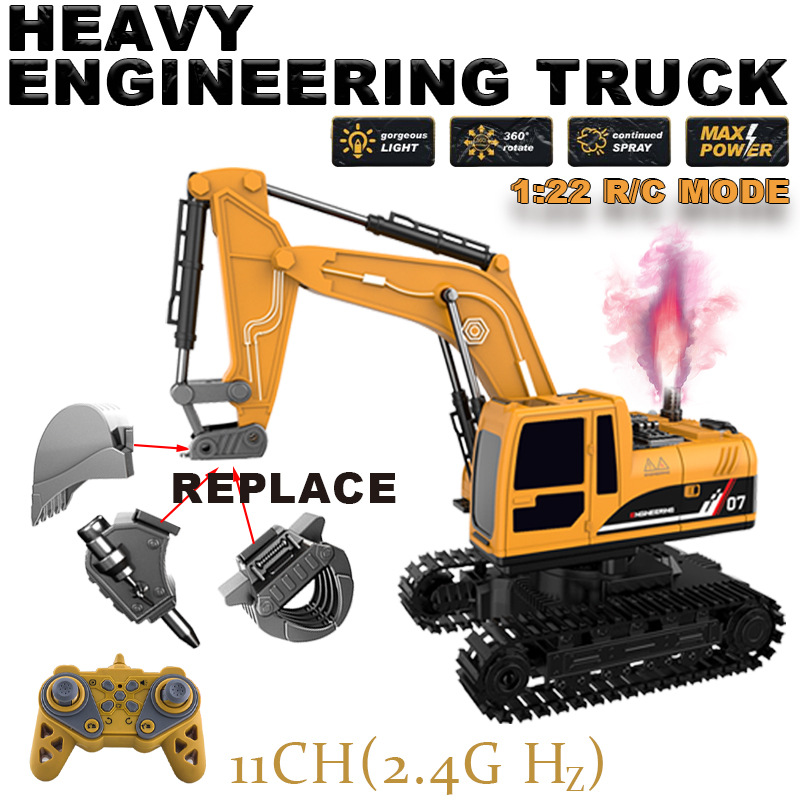 Cross-border Alloy Digging Electric Spray Remote Control Engineering...