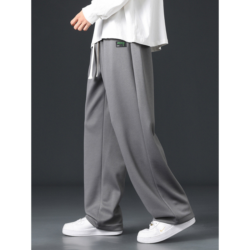 Pantalones Deportivos Holgados de Poliéster para Hombre
