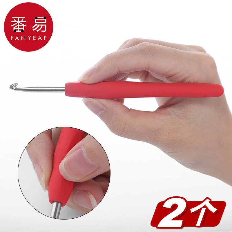 EXPRESS / crochet A1V50 - bolsas de material tejido a mano lana de mango suave suéter bolsas de muñecas