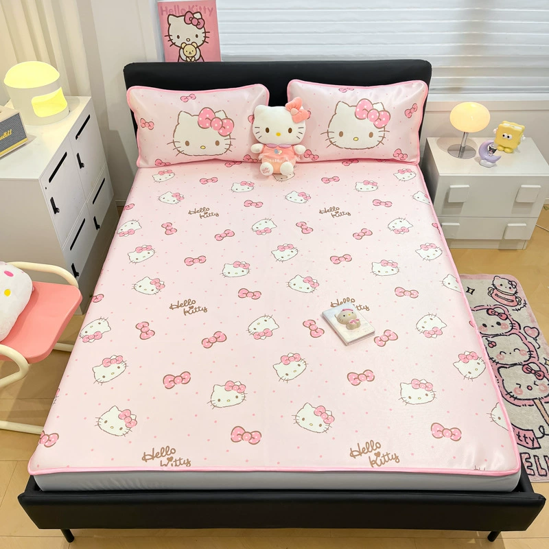 Sanrio, шелковистый мат, летний комплект, детский лист, набор из 3 шт.