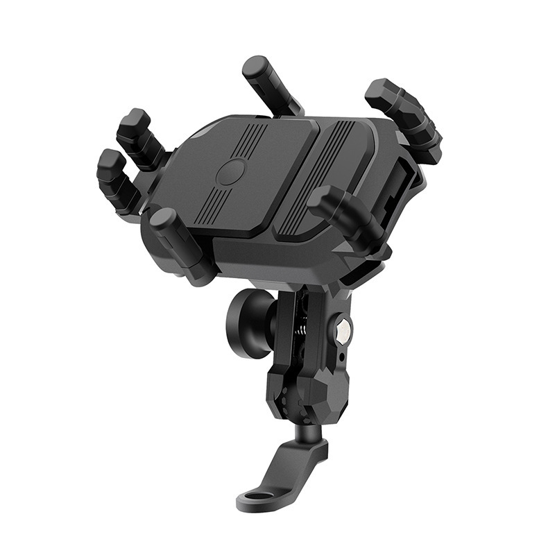 Cross-border motorcycle shockproof mobile phone bracket shock absorption anti-shake takeaway navigation bracket electric mobile phone rack wholesale