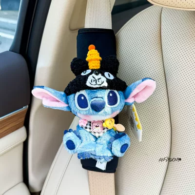 Shoulder Pad Stitch Lilo | Sürətlər qutusu və əl tormozu başlıqları - shoulder-pads-96-black-plush-authentic-squatting-stitch-mickey-hat-black-butter-bib-single