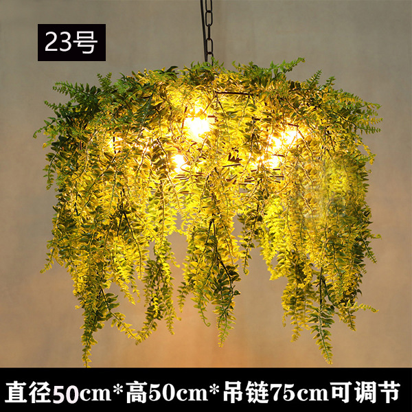 Lámpara Colgante Industrial para Plantas de Hierro Decorativa para Restaurante Bar y Cafetería
