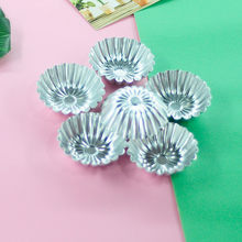 钵仔糕模具蒸马蹄糕碗蛋挞模菊花盏花边米糕烘焙蛋糕模可重复使用