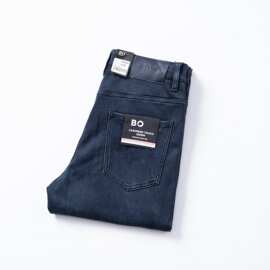 2025春秋BO新款轻奢欧货牛仔裤潮流百搭男款青年休闲商务男装