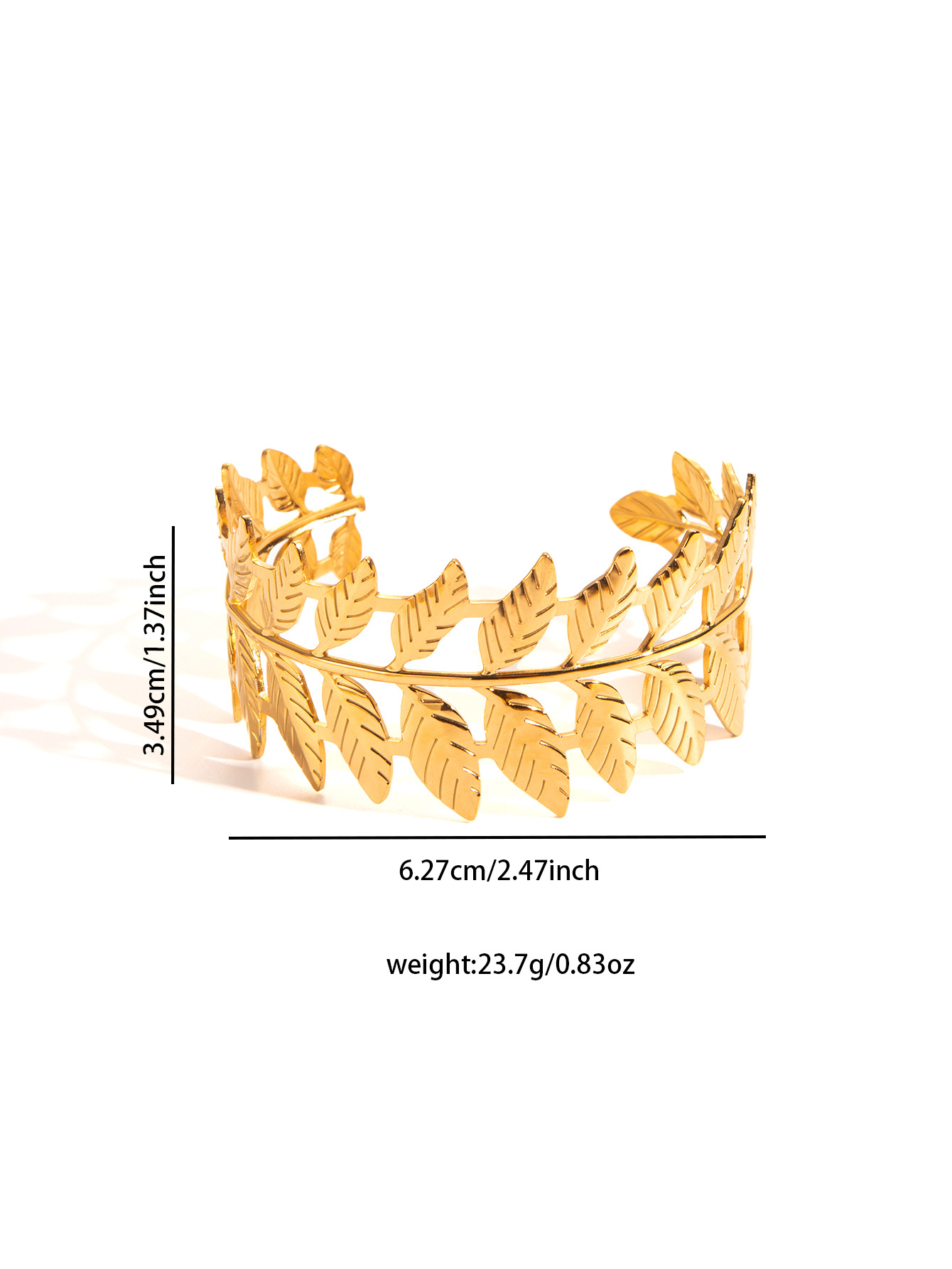 29g Weight 18K Gold Plated Plating Material Bangle Classification Titanium Steel Chain Material 1 Piece Quantity Casual, Party, Street Occasion Titanium Steel Material Flower, Butterfly Pattern All Seasons Season Women's Gender Plating Design IG Style Style Gold Color IG Style Flower Butterfly Titanium Steel 18K Gold Plated Bangle In Bulk 15