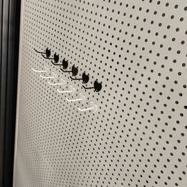 洞洞板挂钉大数量洞板配件墙面孔板洞洞挂钩心型货架.孔距无