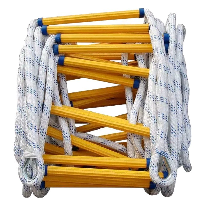 Мягкая лестница из смолы, пожарная страховочная веревочная лестница, нейлоновая огнестойкая инспекционная лестница, инженерная бытовая защитная подвесная лестница, оптовая продажа