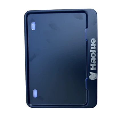 Motorcycle Rear License Plate Frame, License plate holder/license plate holder - black-with-label