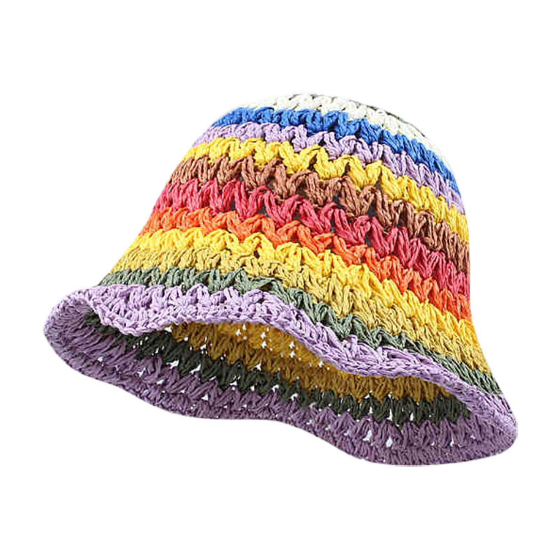 112g Weight Straw Hat Hats Type Casual, Outdoor Occasion Papyrus Material Bow Knot Pattern Spring&Summer Season Women's Gender Hawaiian, Tropical, Sweet Style Curved Eaves, Ruffles Rim Women's Hawaiian Tropical Sweet Bow Knot Curved Eaves Ruffles Straw Hat 31