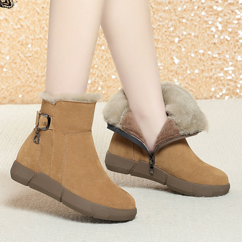 Ботинки Martens демисезонные на низком ходу с платформой и молнией, тёплая подкладка
