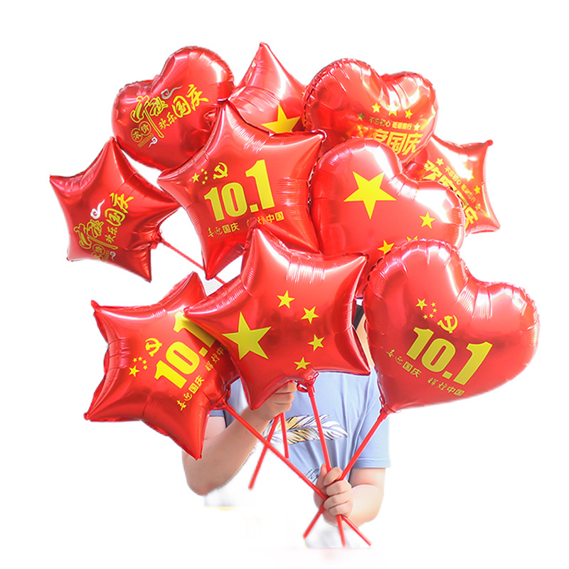 Bayraq Motivli Saç Bağı və Balon Dəsti