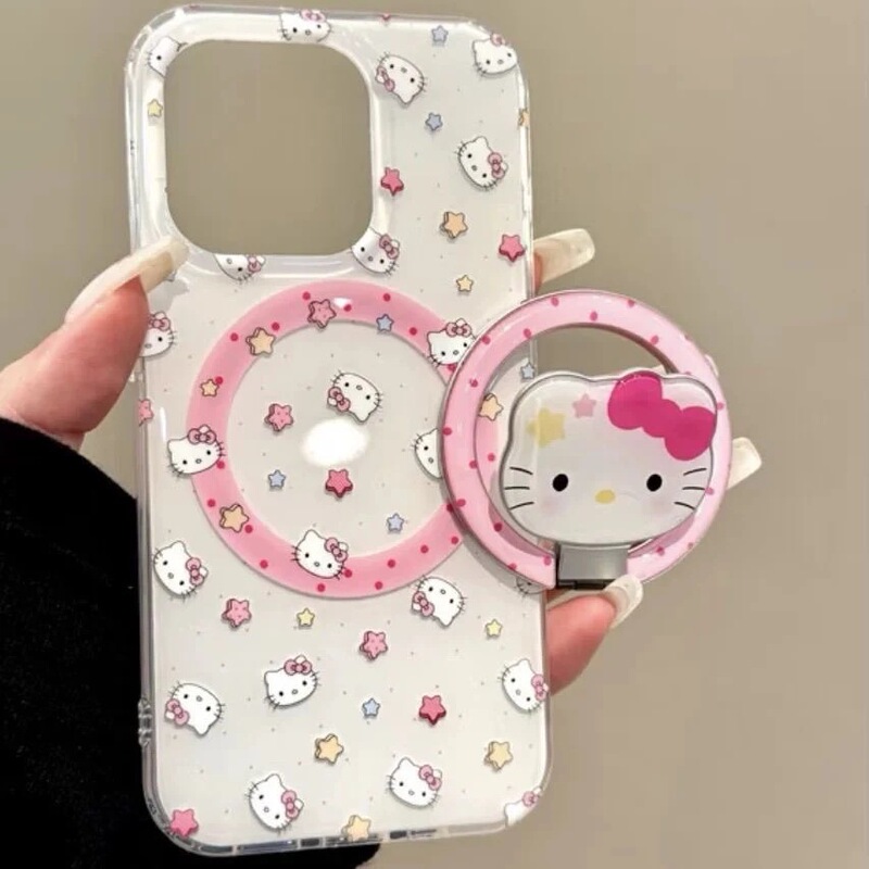 Kt Cat Suitable for Samsung S23Fe Mobile Phone Case S26Ultra/S24Plus Double-Layer Magnetic Suction 5 Apple 17Promax Kt Cat Suitable for Samsung S23Fe Mobile Phone Case S26Ultra/S24Plus Double-Layer Magnetic Suction 5 Apple 17Promax