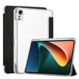 适用小米平板5Pro 12.4平板保护套Xiaomi Pad5 Pro皮套软壳带笔槽
