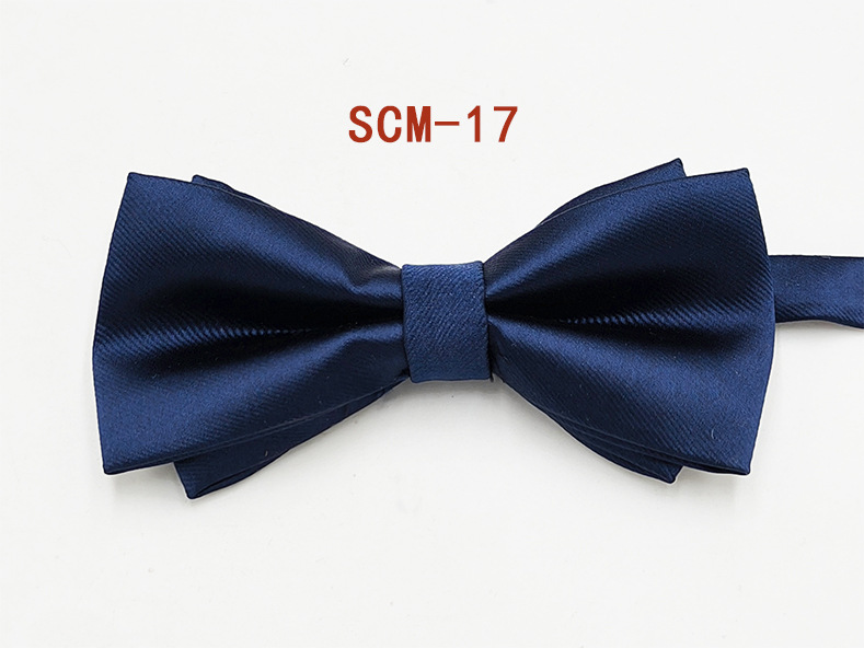 Spot venta al por mayor, pajarita para hombres, ropa formal, moda coreana, novio, padrino, lazo negro sólido