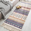 Ethnic carpet for bed, sofa, ethnic style, cotton and linen, tatami