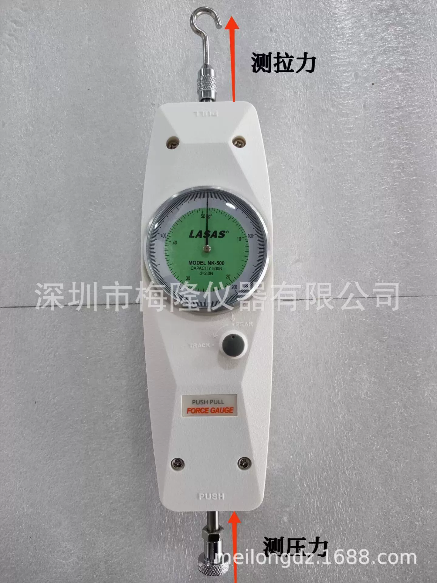 Механический измеритель натяжения нажима указателя Shandu LASAS, используемый для обнаружения игрушечных банок, клеммный пресс для веревки