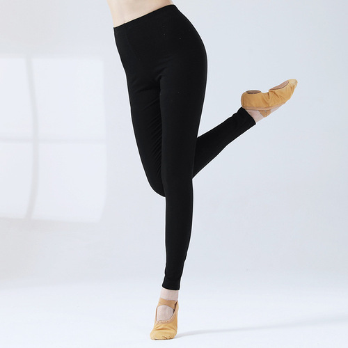 Women's Spring and Summer New Elastic Ballet Leggings Black Base Tight Shaping Dance Studio Yoga Pants
