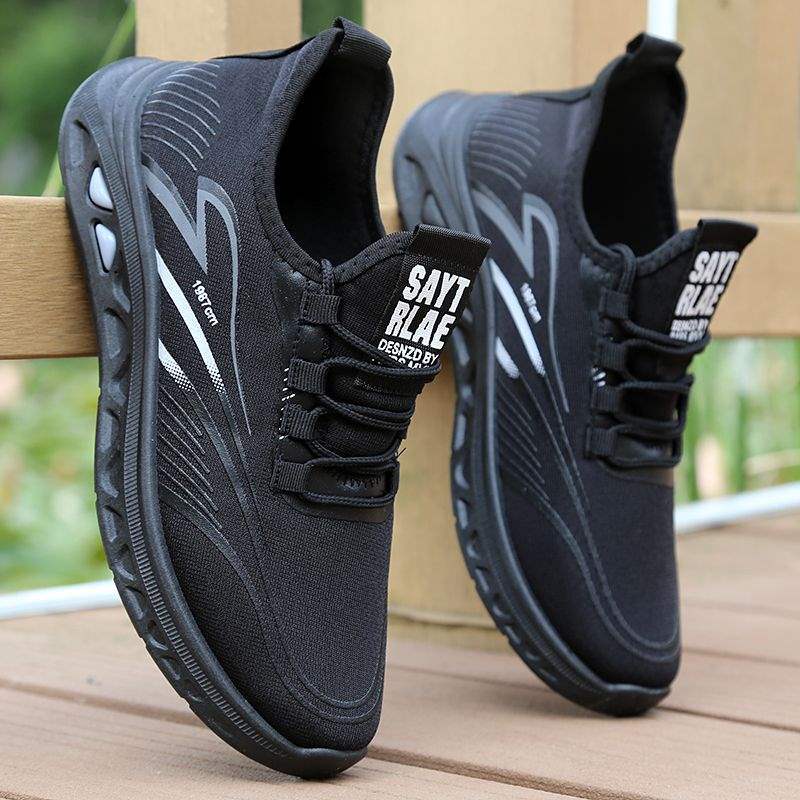 Primavera y verano zapatos de hombre nuevos zapatos de coco de malla de hombre zapatos deportivos de tendencia antiolor zapatos de malla transpirables zapatos de hombre guapo