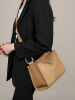 Leather advanced shoulder bag, pillow one shoulder, genuine leather, high-quality style, 2022