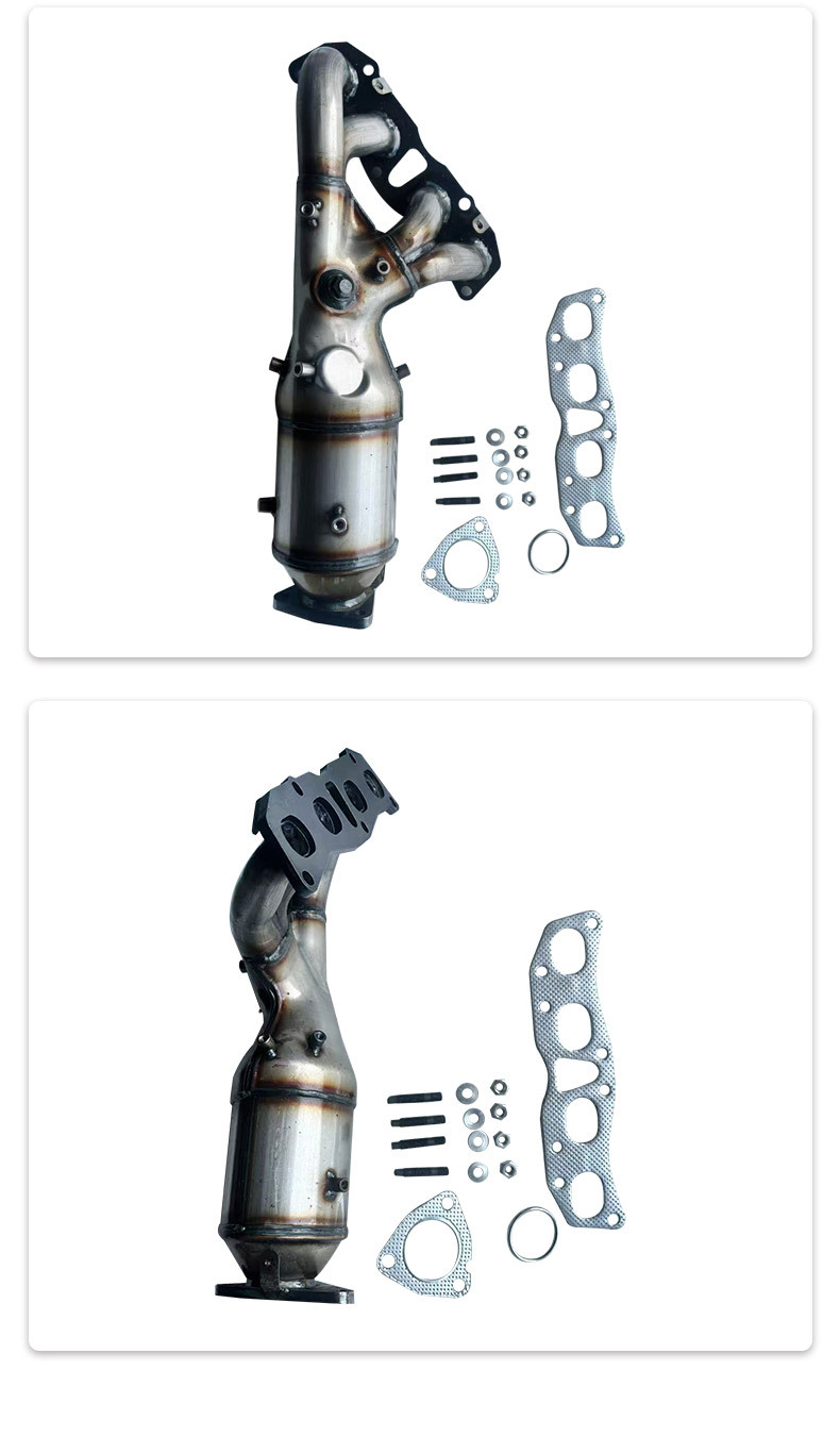 Suitable for Nissan Tuda Navara 2.5 Three-Way Catalytic Converter Exhaust Branch Pipe Assembly Converter