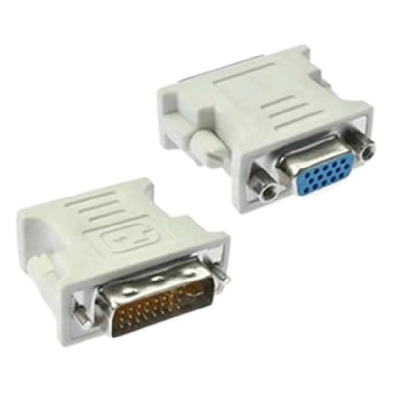 DVI24 + 1 к адаптеру VGA DVI штекер на гнездо VGA DVI-D адаптер конвертер компьютерной видеокарты