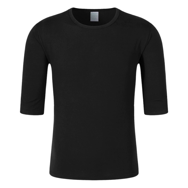 Оптовые однотонные футболки из модала, белые футболки для детей с круглым вырезом, культурные футболки, короткие рукава, рабочая одежда, рекламные футболки с нанесением логотипа