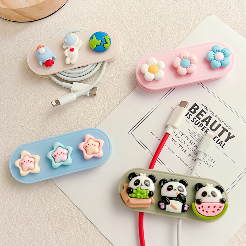 自粘贴办公室桌面固定理线器宿舍电线整理收纳墙贴强力无痕免打孔