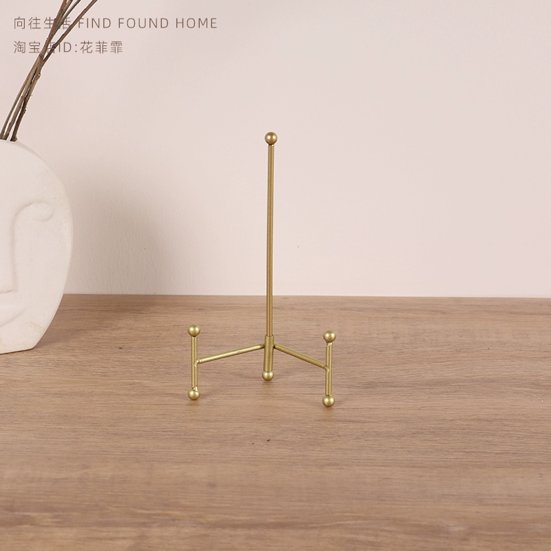 Original simplicity porcelain plate clock clock bracket trimming frame phase frame bracket plate square plate sitting shelf display rack
