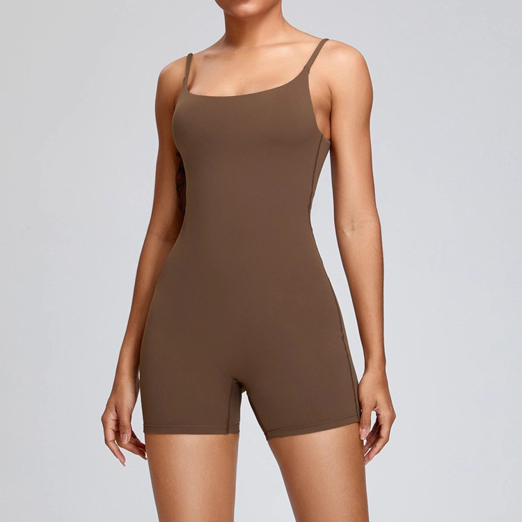 Cross-Border European and American Women's One-Piece Bodysuit with Breast Pads, Tight-Fitting One-Piece Beautiful Back Sports Fitness Clothing, Yoga Clothing Cross-Border European and American Women's One-Piece Bodysuit with Breast Pads, Tight-Fitting One-Piece Beautiful Back Sports Fitness Clothing, Yoga Clothing