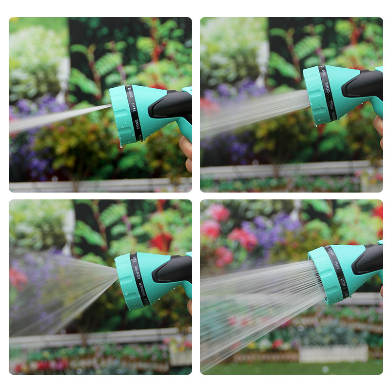 Dispositivo di irrigazione da giardino ad alta pressione, pistola per acqua di rubinetto domestica rivestita, per lavaggio auto, irrigazione del giardino, innaffiatura dei fiori_voghion.com