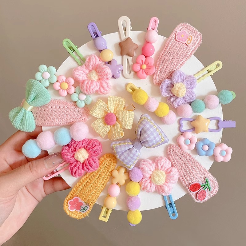 Clip de pelo de peluche clip lateral clip lateral clip para niños clip de cabello clip de frangeo 2025 nuevo bebé adorable adornamiento para el cabello