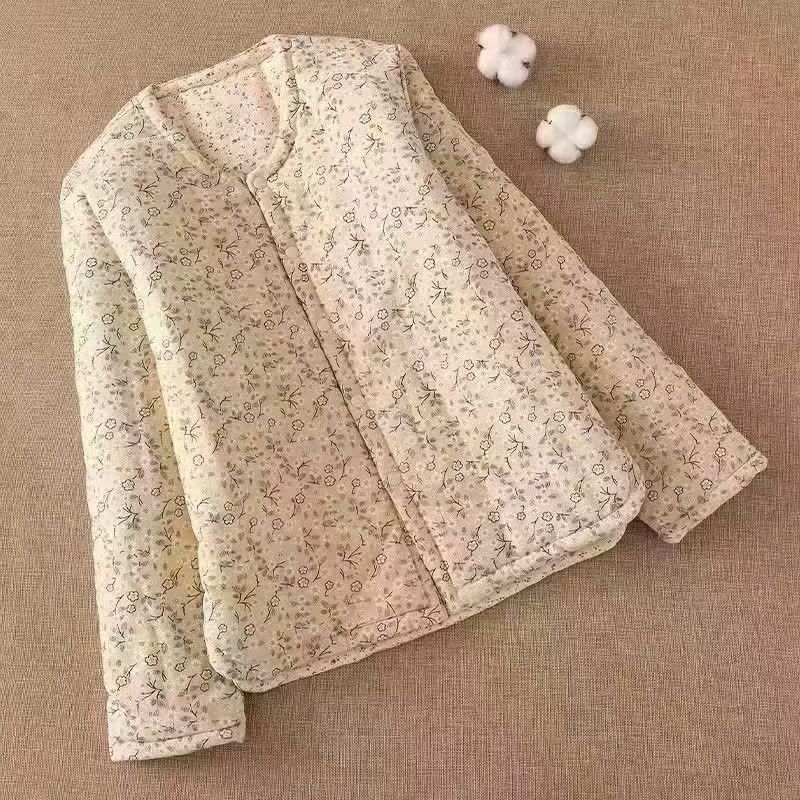 女士冬季宽松贴身妈妈棉袄夹棉外套内胆保暖棉服短棉衣棉袄女冬季|undefined