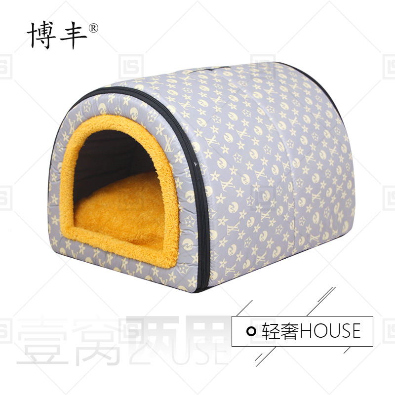 2022 gato callejero nido al aire libre nido de gato perrera impermeable Casa de perro de verano al aire libre a prueba de lluvia a prueba de frío cálido Casa de gato de cuatro estaciones